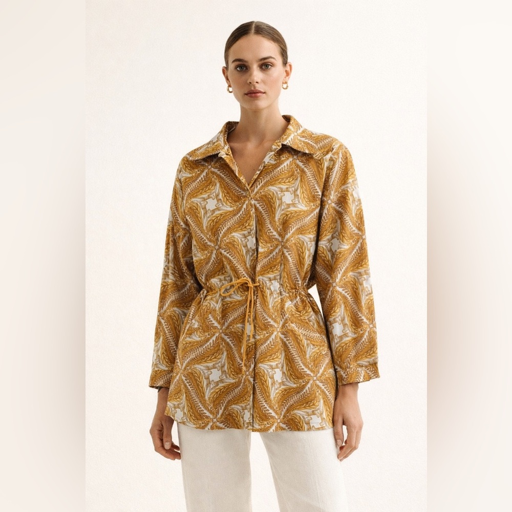 Salvador Ferragamo Vintage Cheetah Print Windbreaker Jacket Size Large